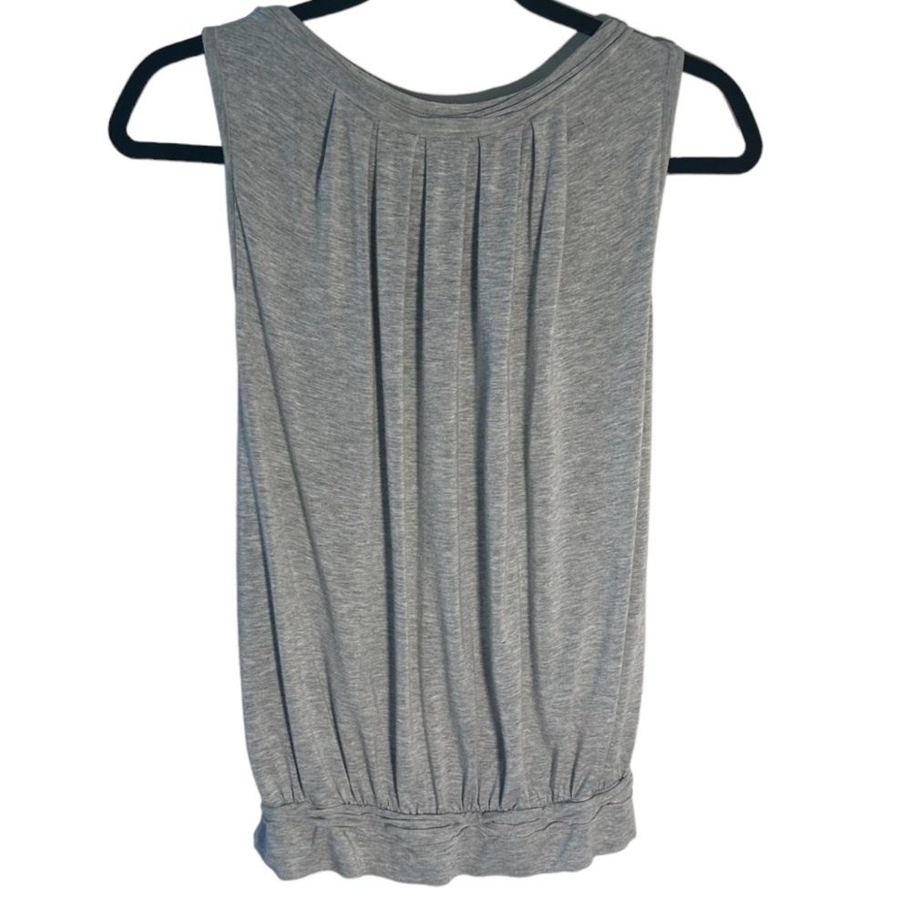 Max Studio Size Med. Gray Tank top with Banded Bottom   215